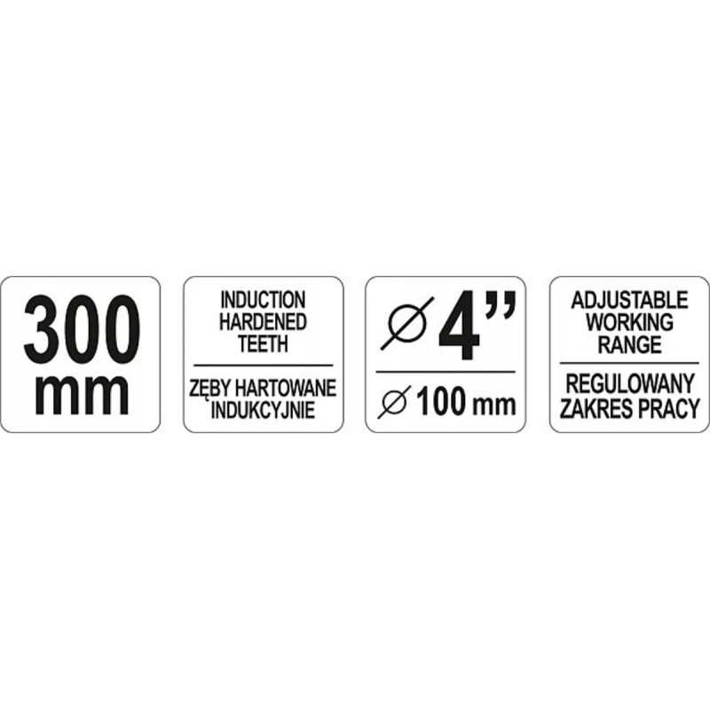 Цепной ключ для труб 100мм YATO YT-22260