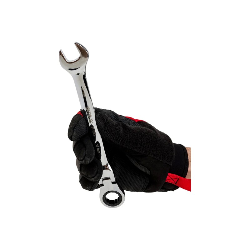 Ключ комбинированный с трещоткой и шарниром 17мм YATO YT-1683