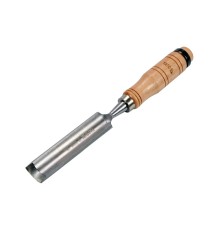 Стамеска-долото полукруглая с деревянной ручкой 25мм YATO YT-62826