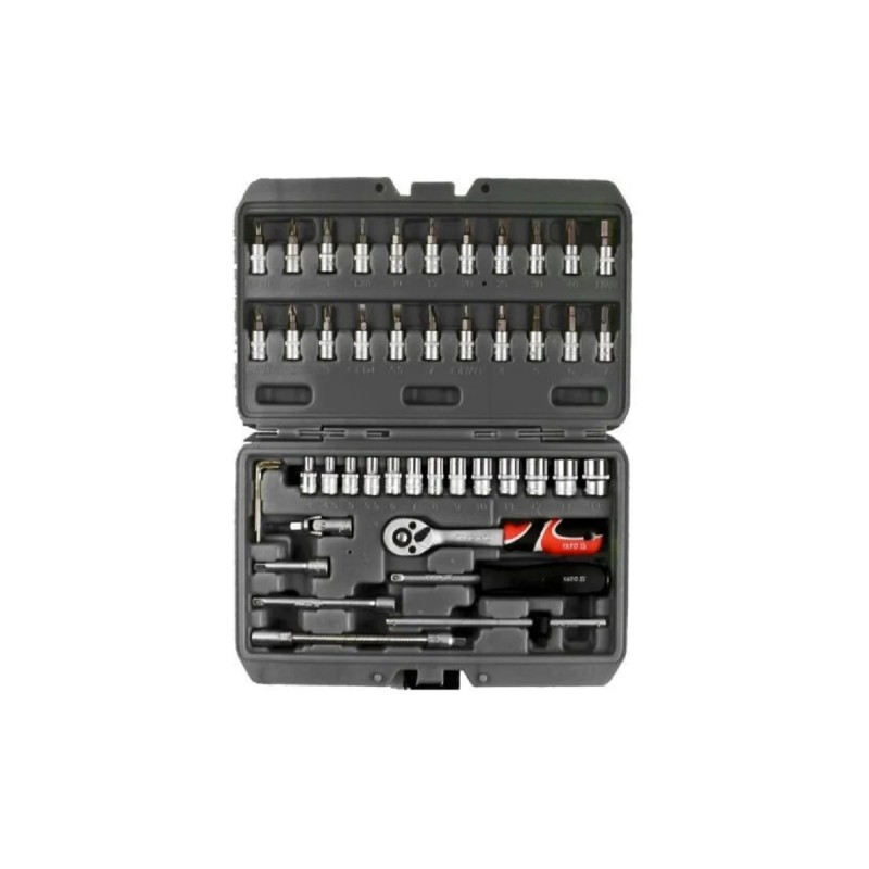 Набор насадок 1/4" 46шт. YATO YT-14474