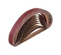 Шлифлента бесконечная 10шт P100 20х520мм  YATO YT-09749