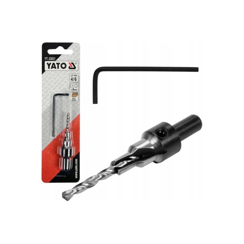 Сверло под конфирмат 4-6мм YATO YT-33021
