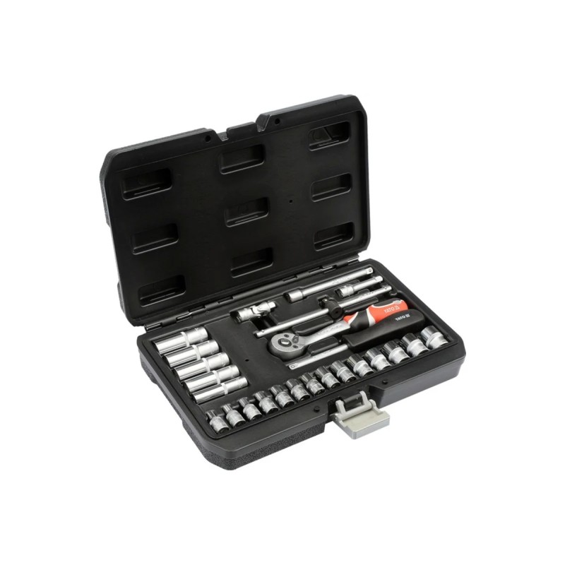 Наборы торцевых головок 1/4" 25пр.XS YATO YT-14461