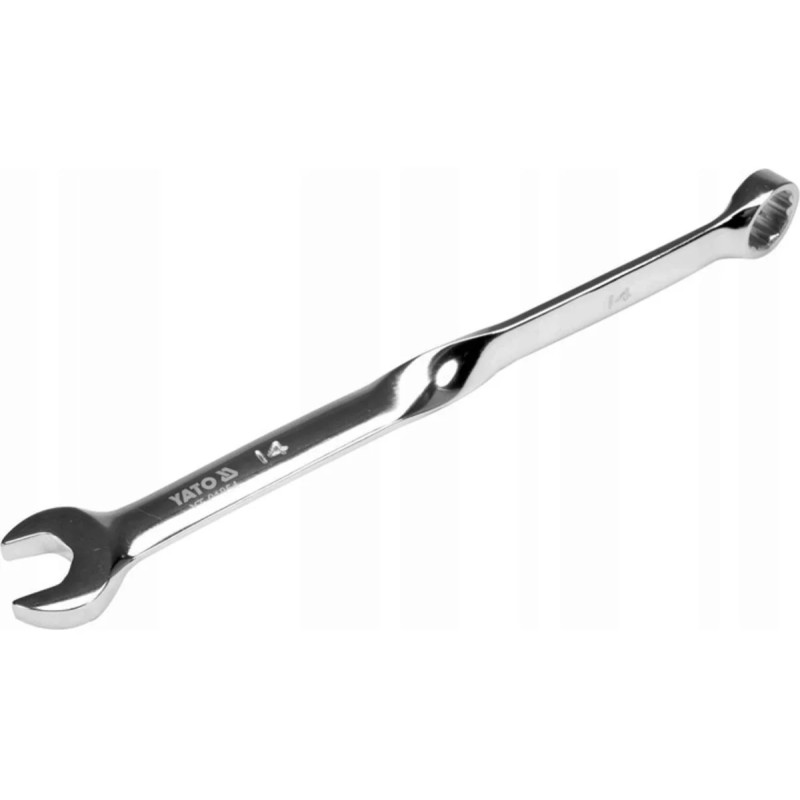 Изогнутый закрученный гаечный ключ 14мм YATO YT-01854