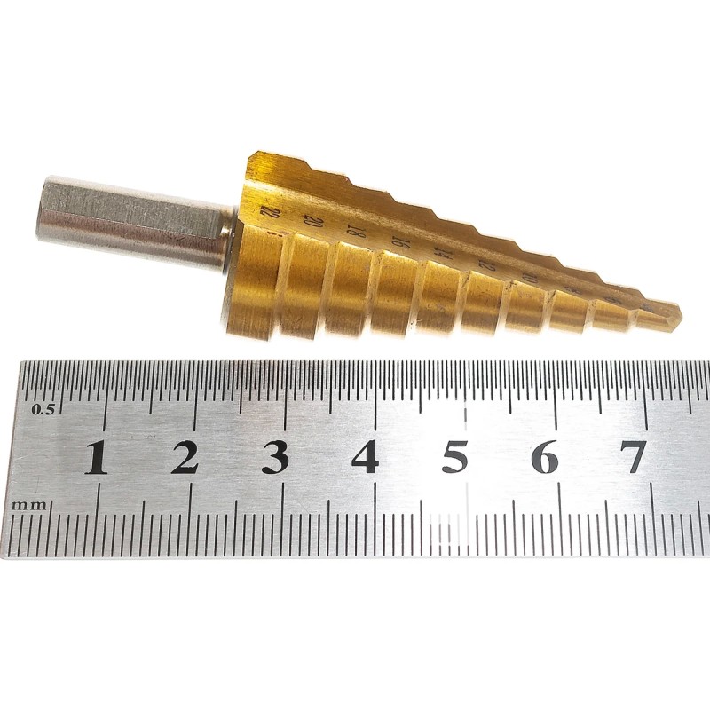 Сверло по металлу ступенчатое 4-22мм YATO YT-44741