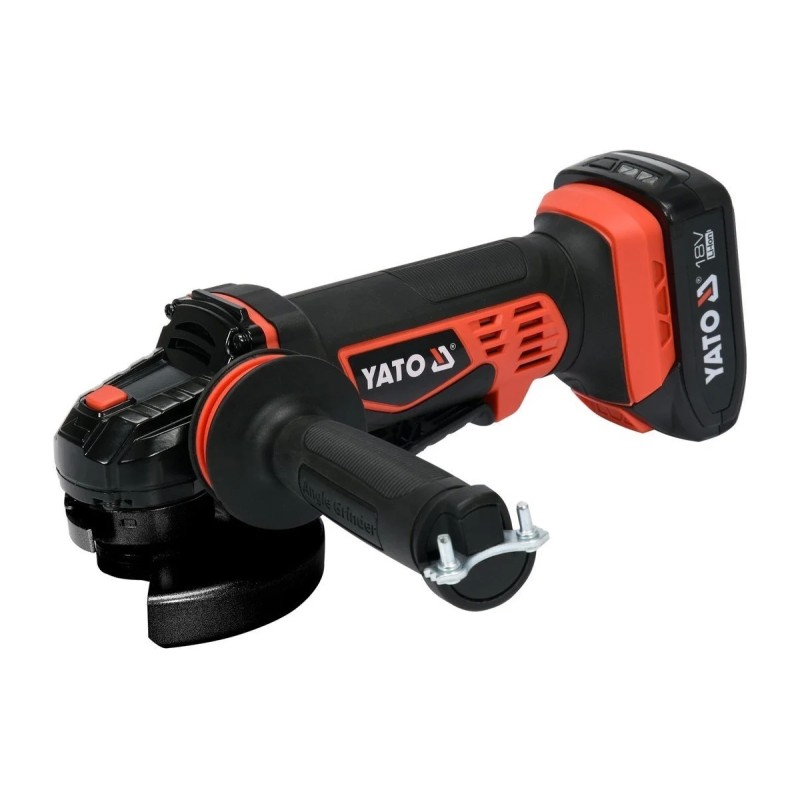 Аккумуляторная углошлифмашина 18В+1 аккум. YATO YT-82826