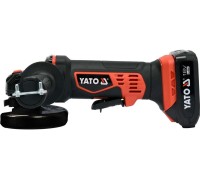 Аккумуляторная углошлифмашина 18В+1 аккум. YATO YT-82826