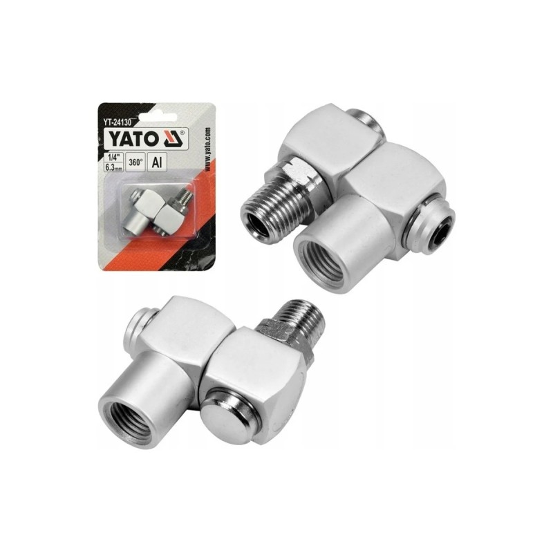 Пневматическое шарнирное  соединение 1/4" YATO YT-24130
