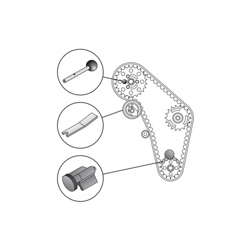 Блокировка к колесам распределительных механизмов YATO YT-0632