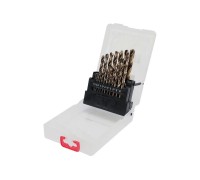 Набор сверл по металлу CO-HSS 1-10мм 19пр YATO YT-41604