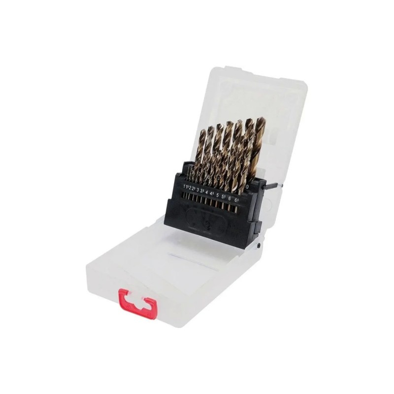 Набор сверл по металлу CO-HSS 1-10мм 19пр YATO YT-41604