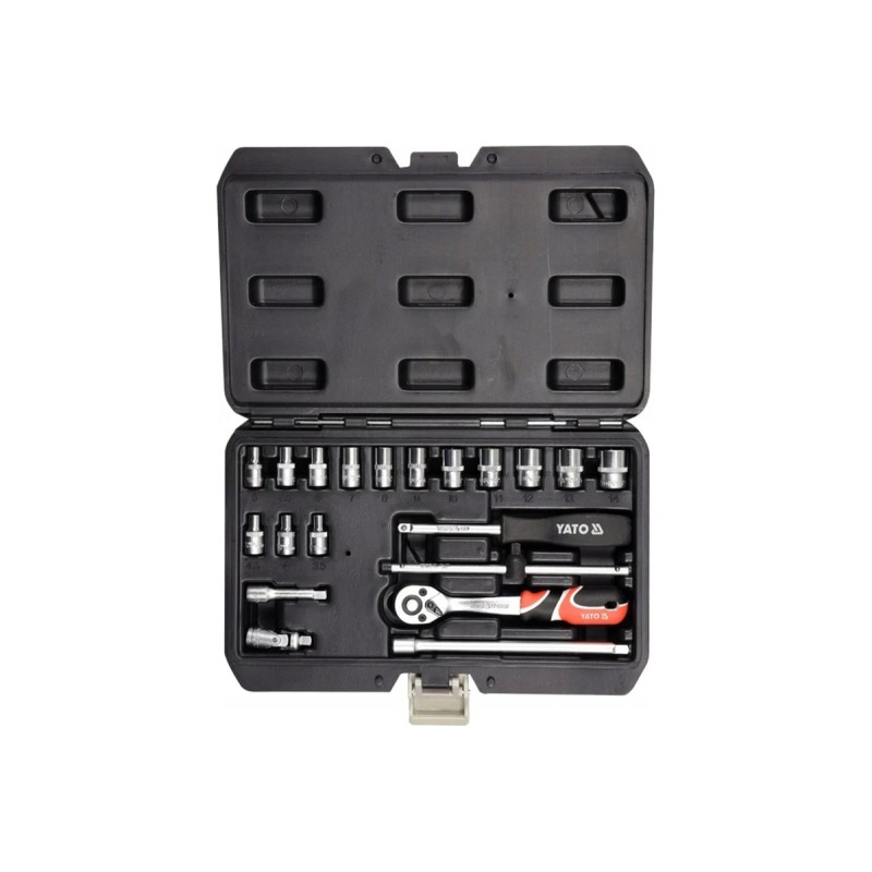 Набор торцевых головок 1/4" 20пр.XS YATO YT-14491