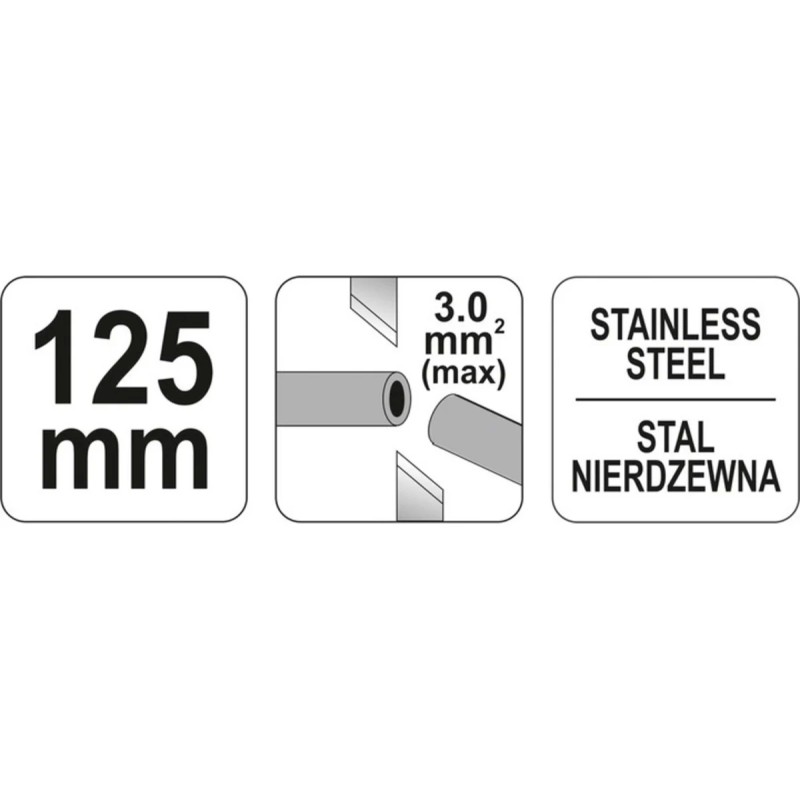 Плоскогубцы прецизионные из нержавеющей стали 125 мм YATO YT-2262