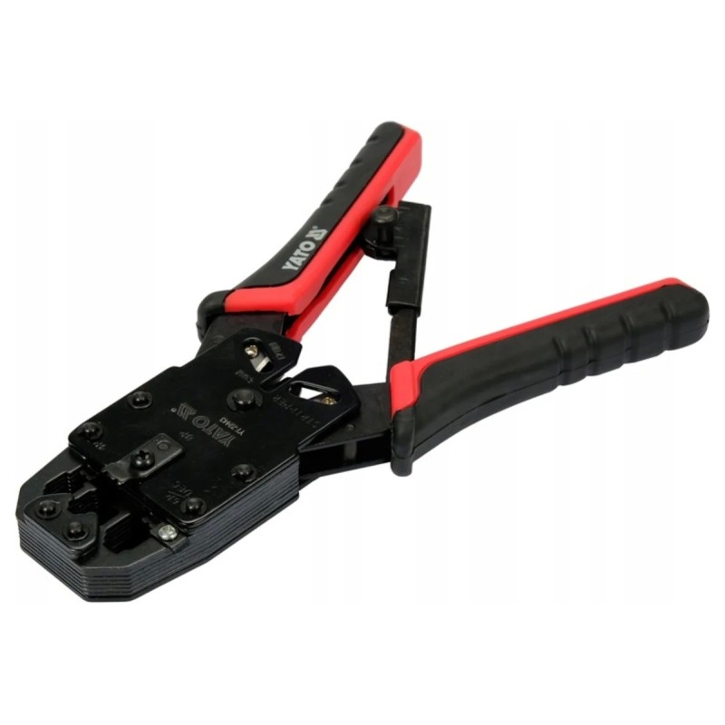 Клещи для зажима телефонных разъемов RJ45 RJ10 RJ11 YATO YT-22443