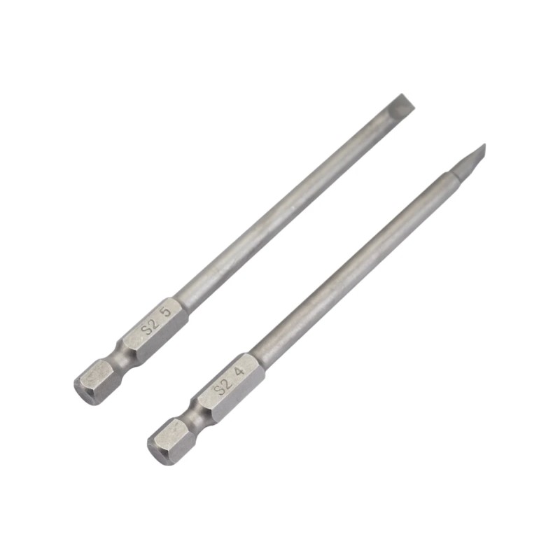 Бита шлицевая 4х100мм, 5х100мм 2шт YATO YT-0484