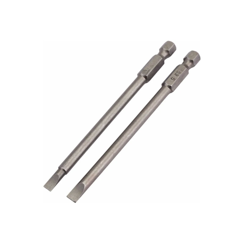 Бита шлицевая 4х100мм, 5х100мм 2шт YATO YT-0484