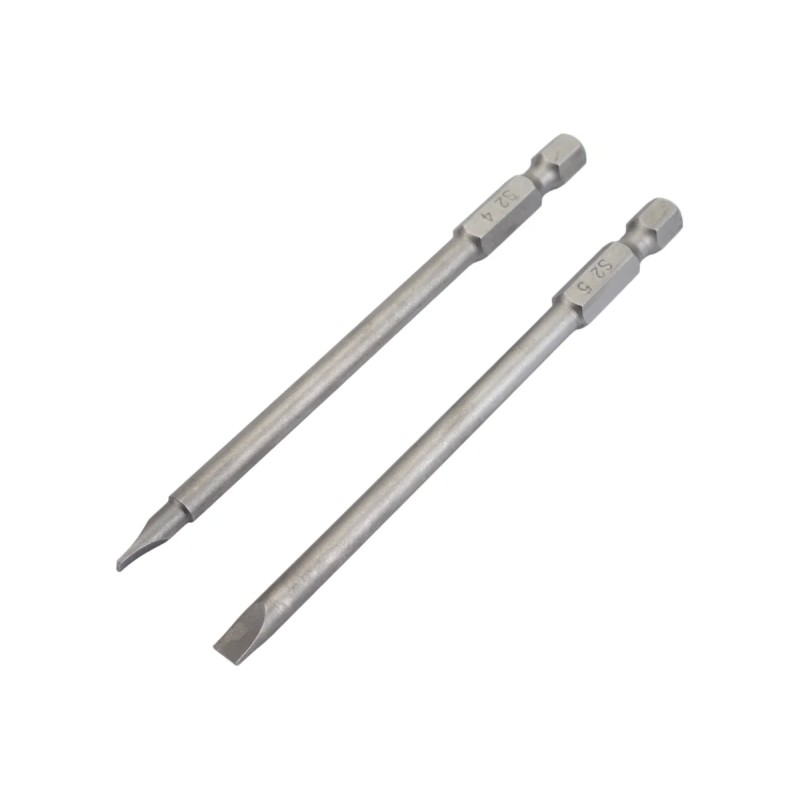 Бита шлицевая 4х100мм, 5х100мм 2шт YATO YT-0484