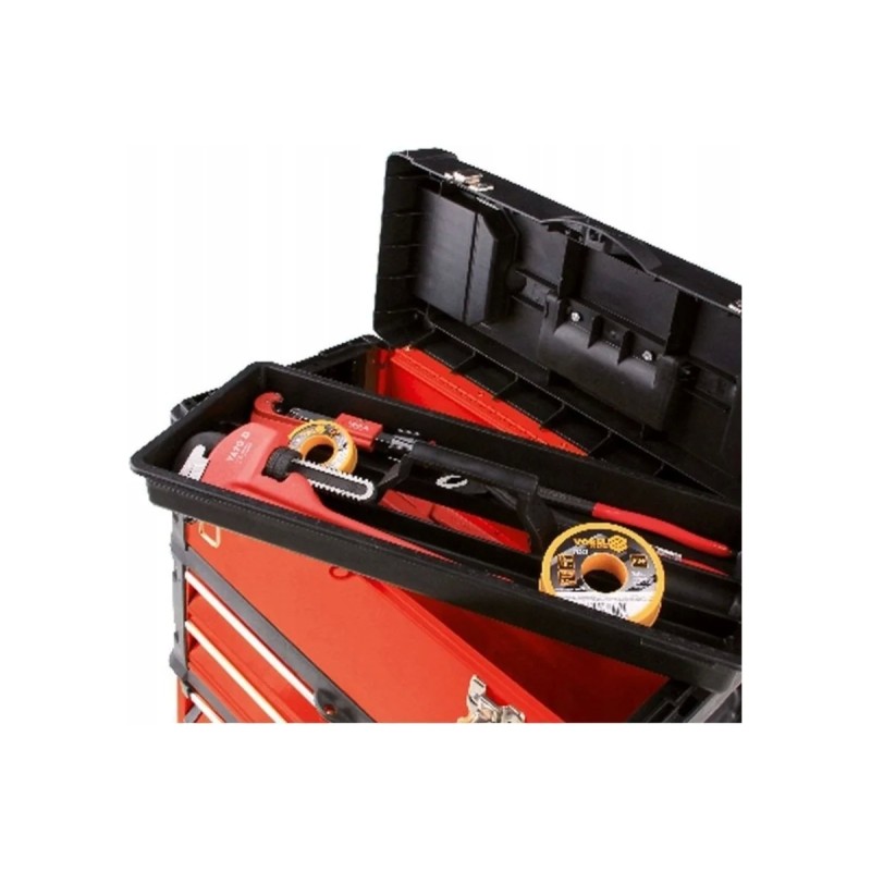 Тележка инструментальная 3 секции, 3 ящика YATO YT-09102