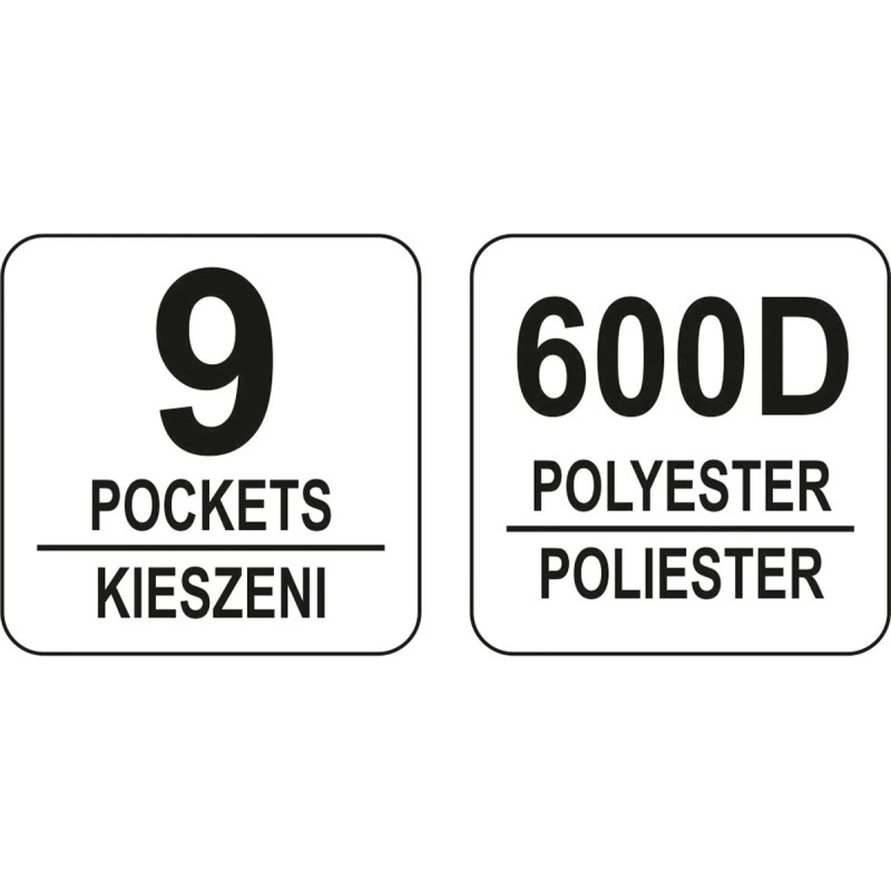 Переноска для инструментов каркасная 12" YATO YT-74371