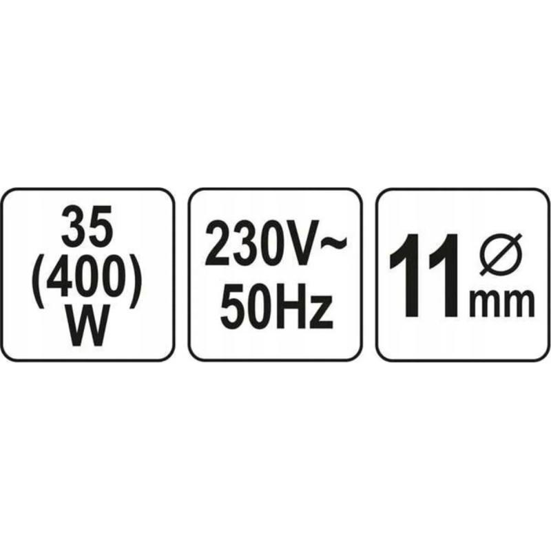 Пистолет термоклеящий 11мм 35(400)Вт YATO YT-82401