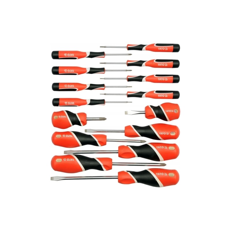 Набор отвёрток 15 пр. YATO YT-25981