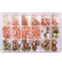 Набор медных шайб и сливных пробок поддона двигателя ,534 пр YATO YT-06864