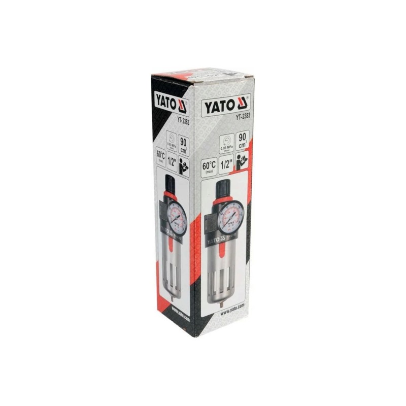 Влагоотделитель с регулятором 1/2" YATO YT-2383