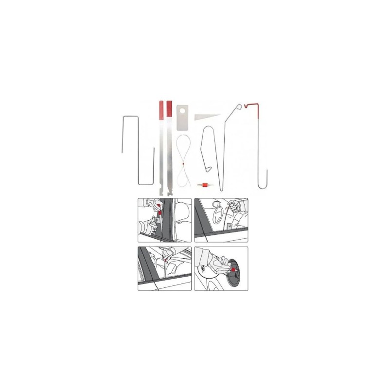 Наб. для открывания автомобильных дверей YATO YT-08385