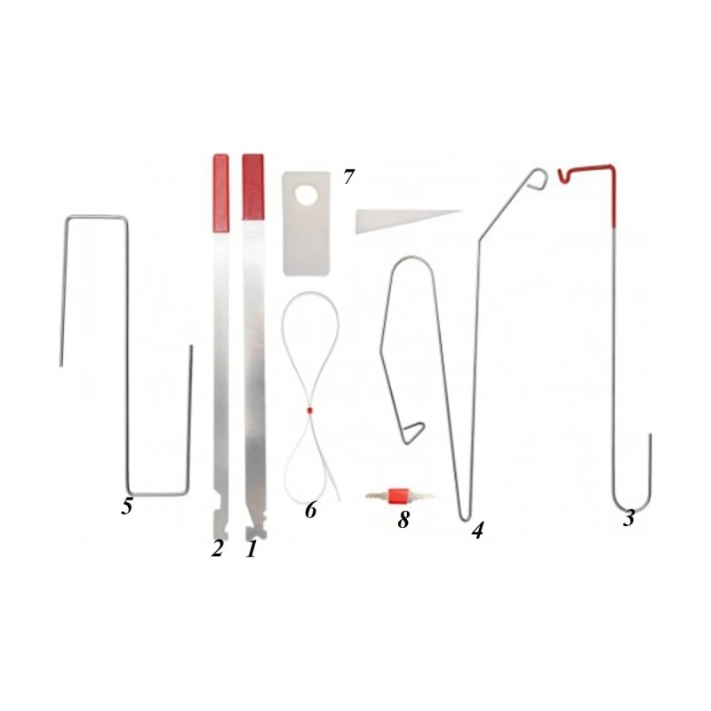 Наб. для открывания автомобильных дверей YATO YT-08385