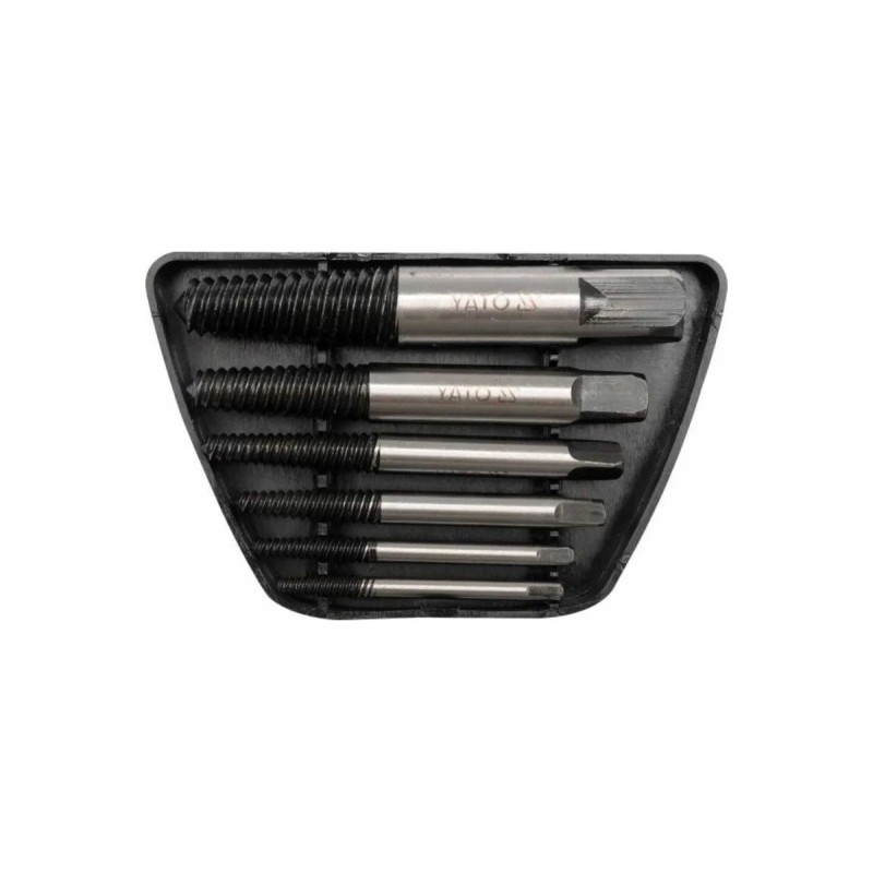 Набор экстракторов для извлечения обломанных болтов 6пр YATO YT-0590