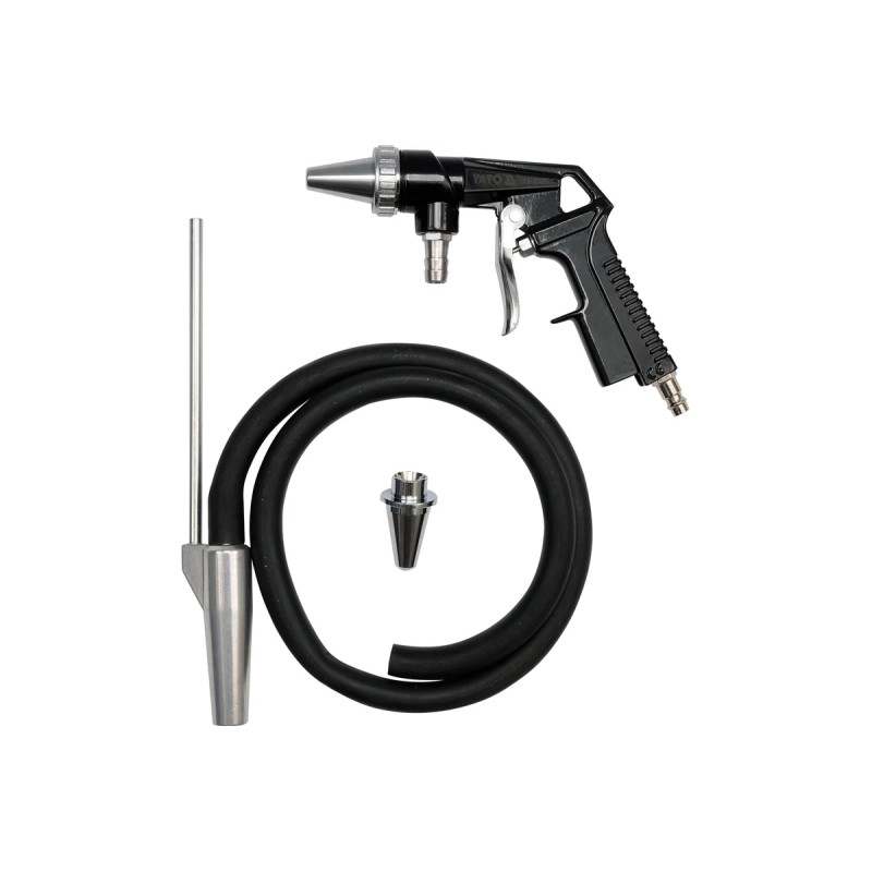 Пескоструйный пистолет со шлангом и эжектором  YATO YT-2375
