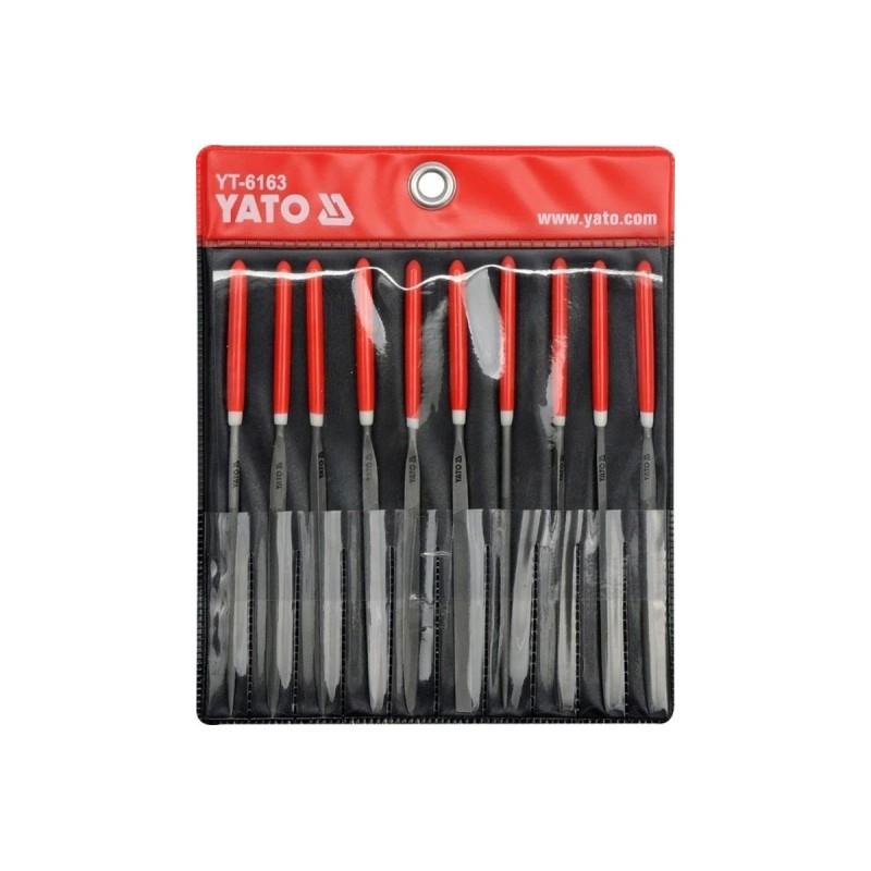 Набор надфилей 140х65мм 10пр YATO YT-6163