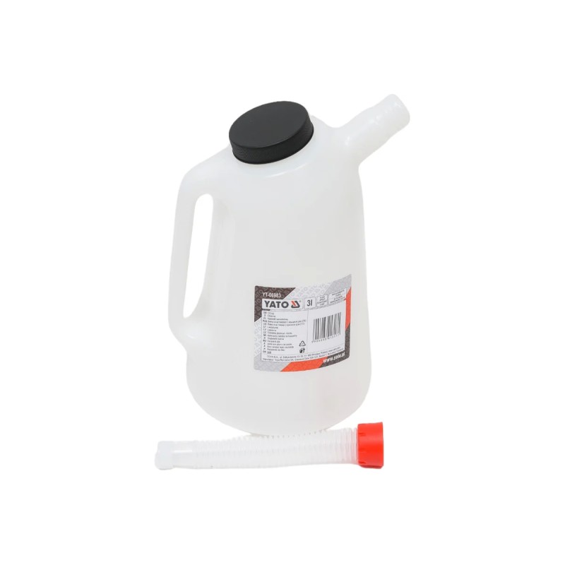 Лейка пластиковая с крышкой для СТО 3л YATO YT-06983