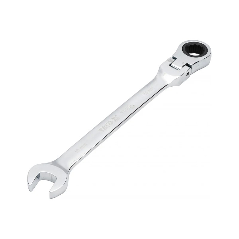 Ключ комбинированный с трещоткой и шарниром 10мм YATO YT-1676