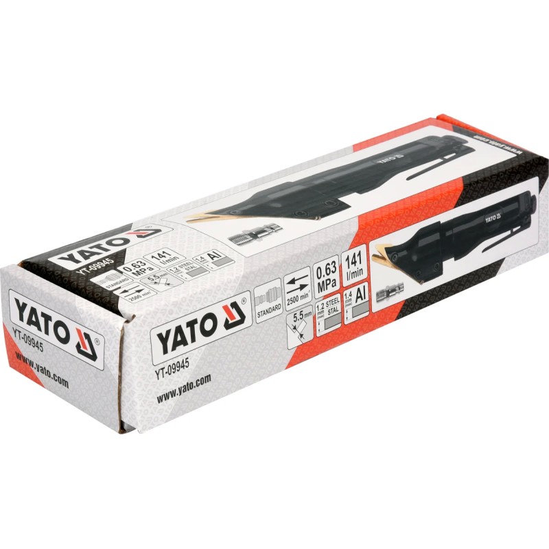Пневматические ножницы (прямые) YATO YT-09945