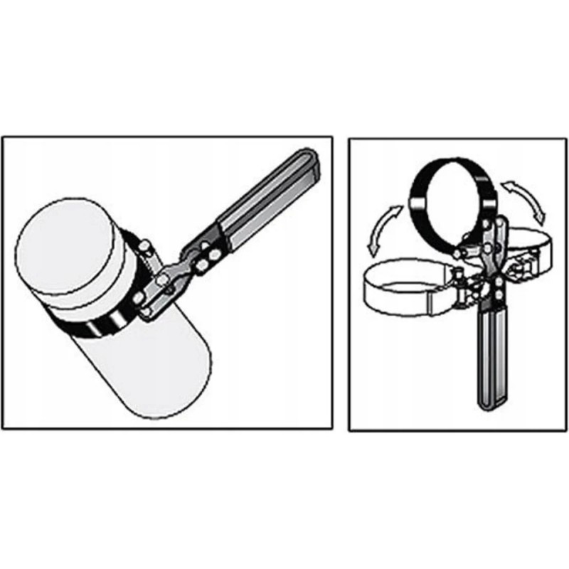 Съёмник масляного фильтра 60-73мм YATO YT-0820