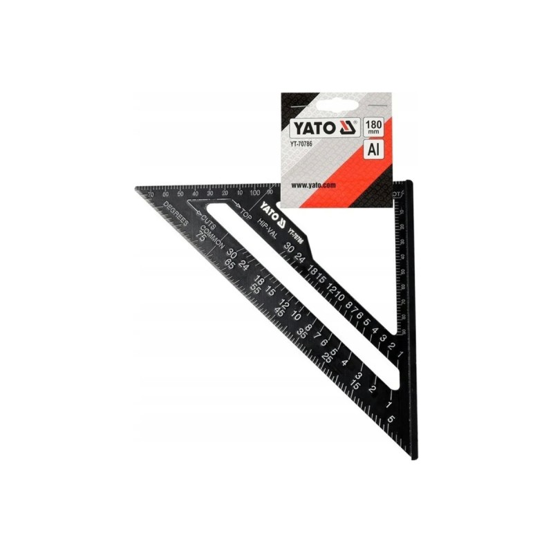 Угольник для плотника и столяра 180мм YATO YT-70786