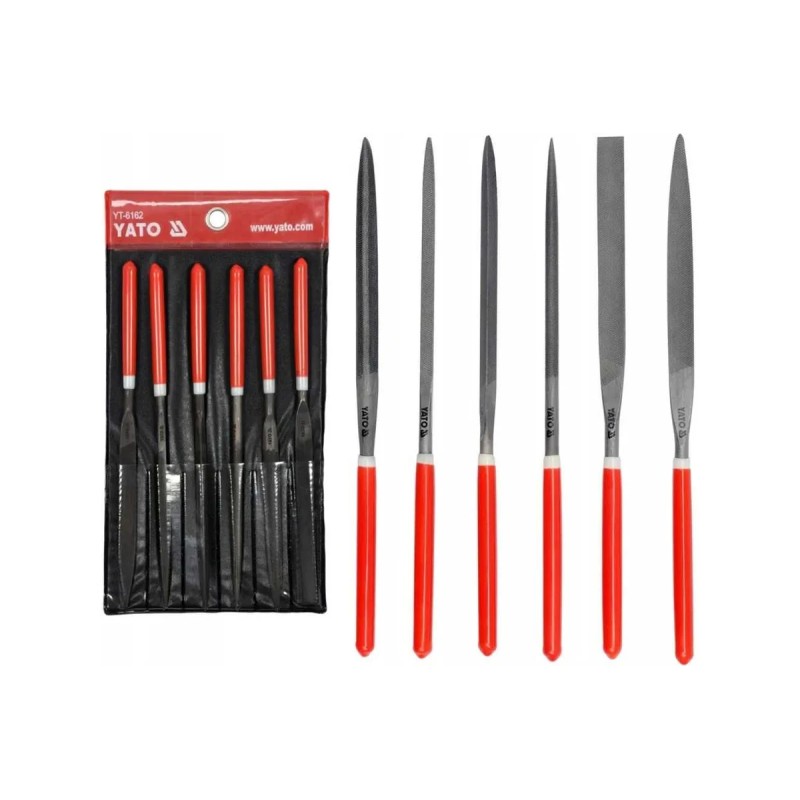 Набор надфилей 180х85мм 6пр YATO YT-6162