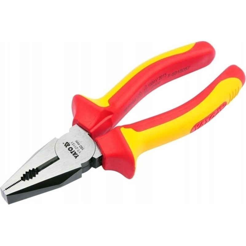 Плоскогубцы универсальные, диэлектрические 160мм YATO YT-21151