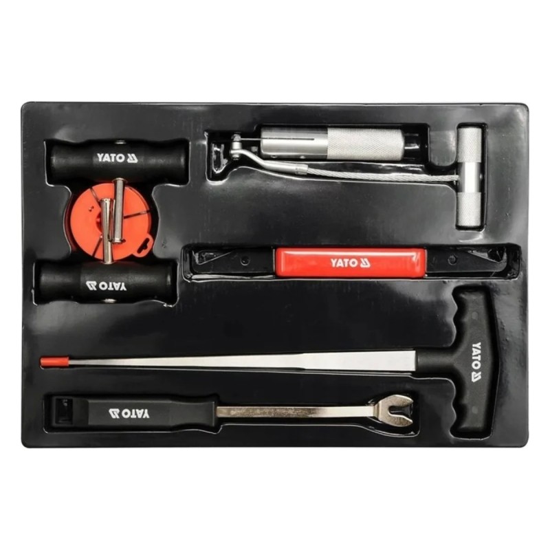 Комплект для демонтажа лобовых стекол 7пр YATO YT-0845