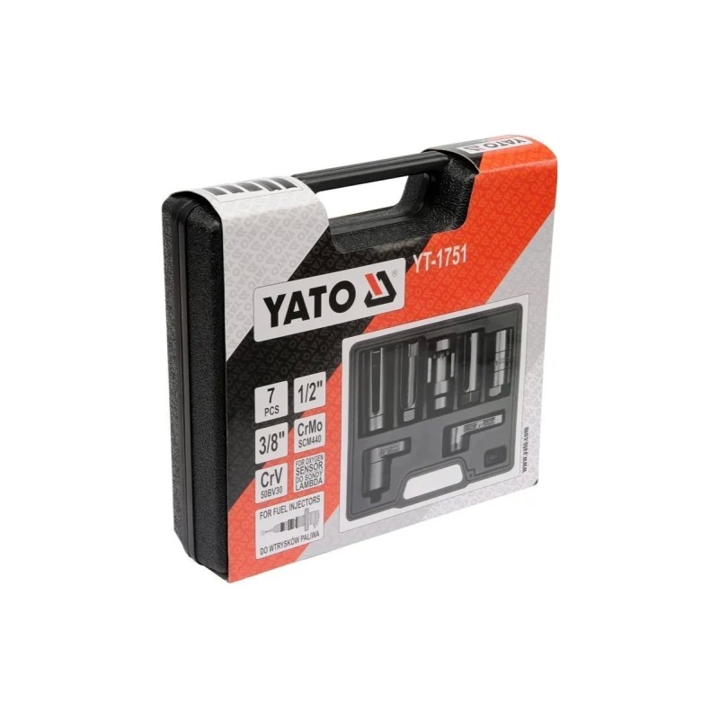 Набор насадок для лямбда-зонды и форсунок 7пр YATO YT-1751