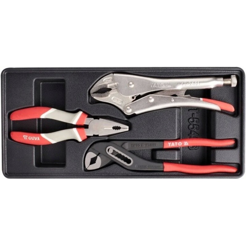 Ложемент для выдвижного ящика/клещи 3 пр. YATO YT-55463