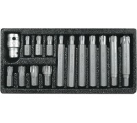 Набор специальных бит RIBE М5-М14 с переходником 15 предм. YATO YT-0419