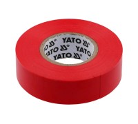 Изолента ПВХ 19ммх20м красная YATO YT-8166