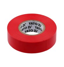Изолента ПВХ 19ммх20м красная YATO YT-8166