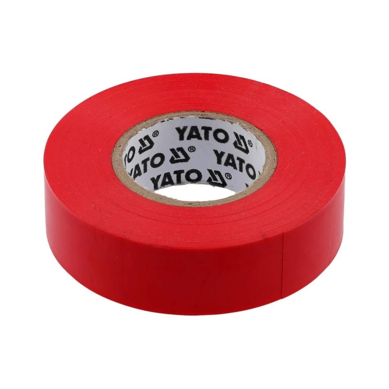 Изолента ПВХ 19ммх20м красная YATO YT-8166