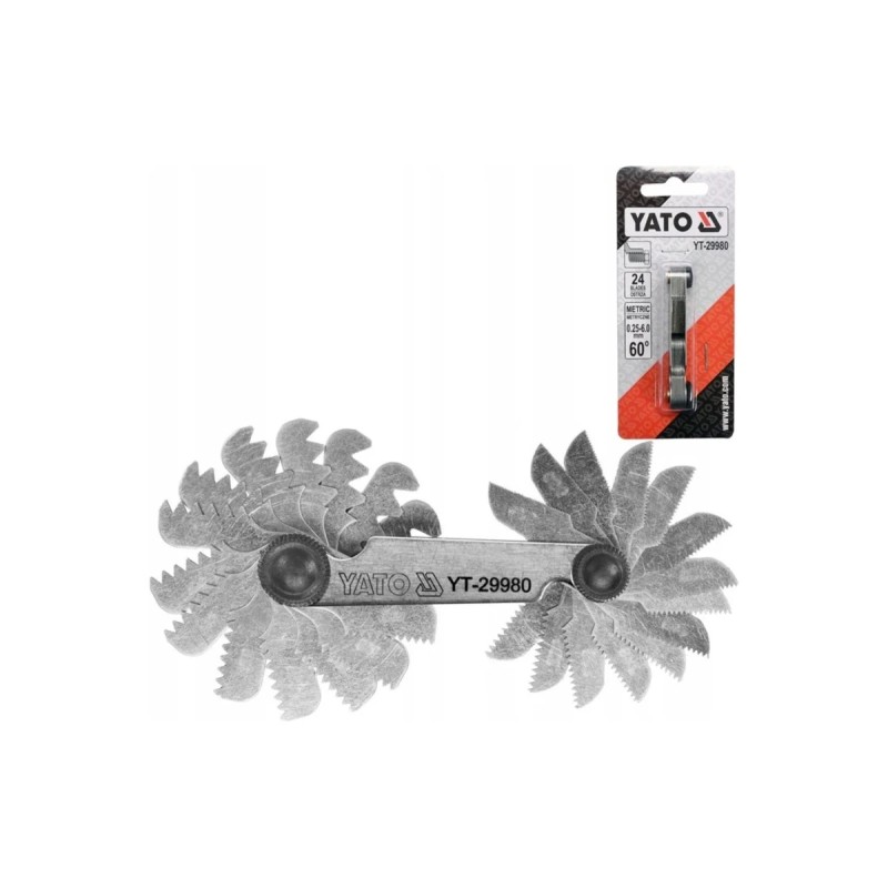 Резьбомер метрический  YATO YT-29980