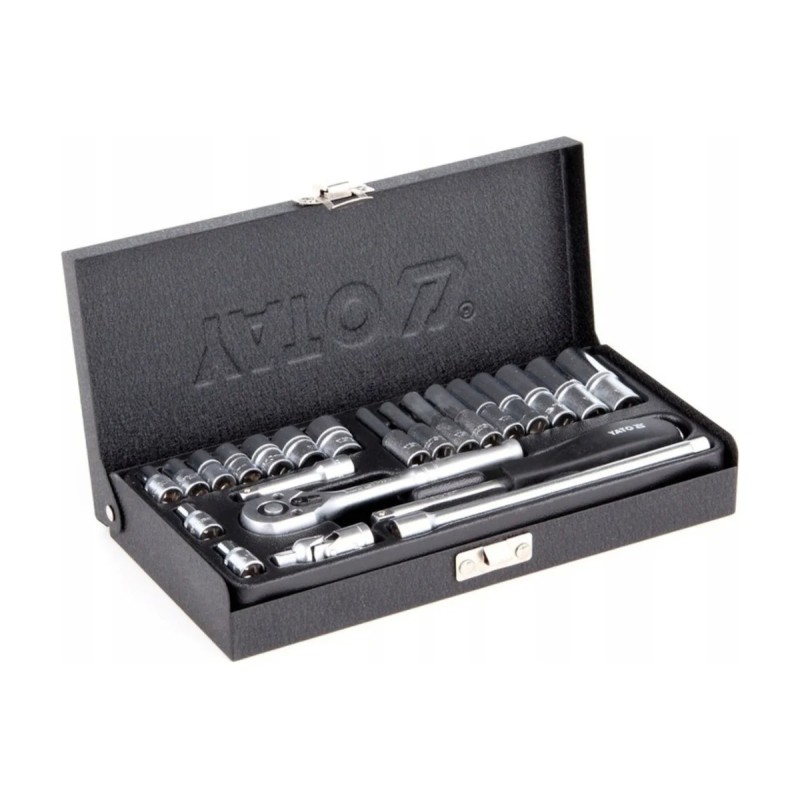 Набор торцевых головок 1/4" 23 пр. YATO YT-14421