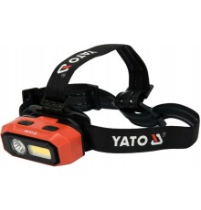 Налобный фонарь 800лм, аккум. датчик движения YATO YT-08594