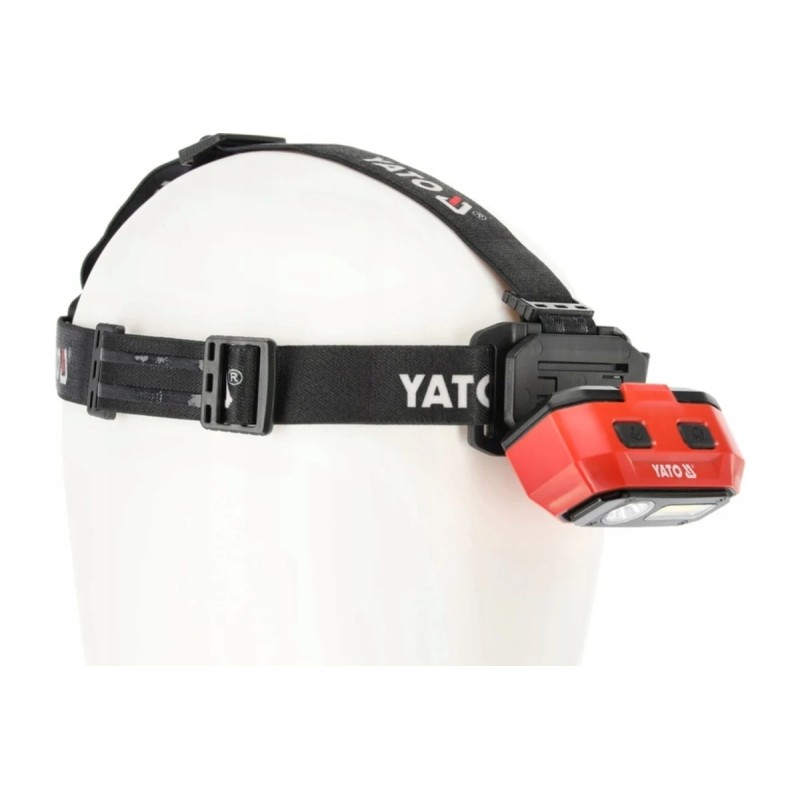 Налобный фонарь 800лм, аккум. датчик движения YATO YT-08594